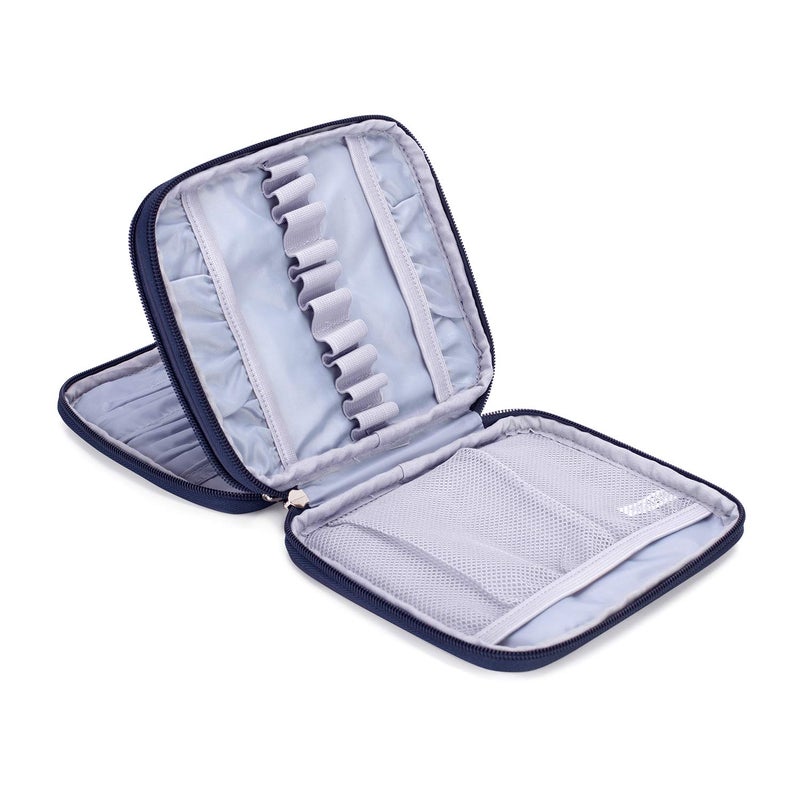 Teamoy Crochet Hooks Case, Aluminum Crochet Hooks Storage Bag for Crochet Kits and Knitting Accessories,Perfect for Beginners and Experienced Crochet Lovers, Owls (Bag Only) - Image 4